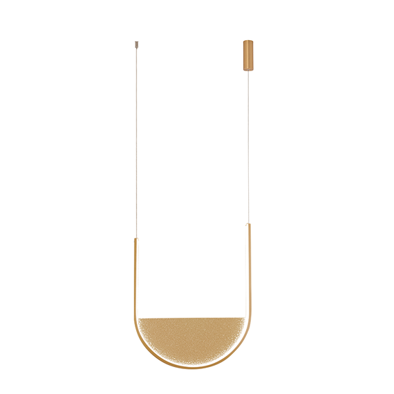 LED Полилей Zambelis 23167 PENDANT LED LIGHT 20W 3000K,4000K GOLD-CHAMPAGNE | Osvetlenieto.bg