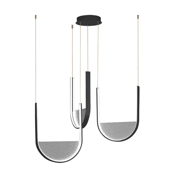 LED Полилей Zambelis 23168 PENDANT LED LIGHT 54W 3000K,4000K BLACK-LIGHT GREY | Osvetlenieto.bg