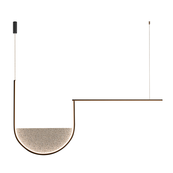 LED Полилей Zambelis 23170 PENDANT LED LIGHT 35W 3000K,4000K BLACK-LIGHT GREY | Osvetlenieto.bg