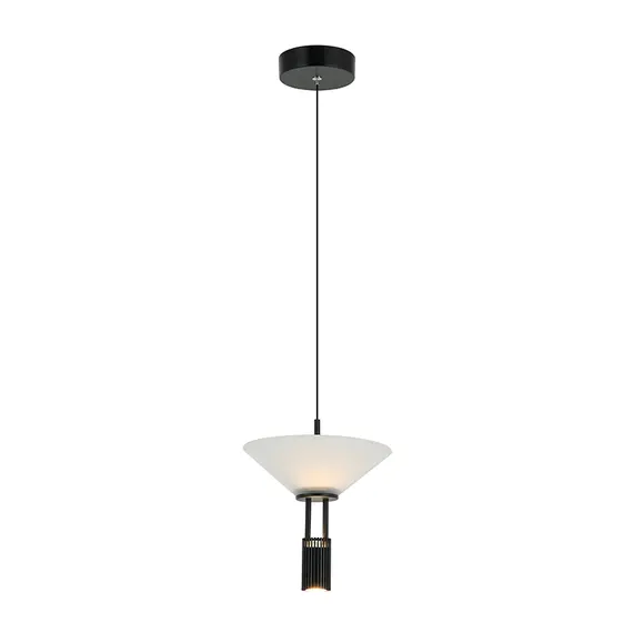 LED Полилей Zambelis 23198 PENDANT LED LIGHT 10W 3000K ALUMINIUM BLACK | Osvetlenieto.bg
