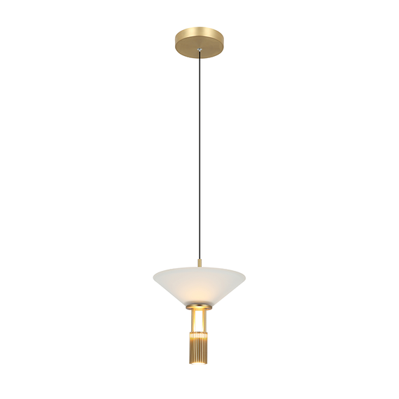 LED Полилей Zambelis 23199 PENDANT LED LIGHT 10W 3000K ALUMINIUM GOLD | Osvetlenieto.bg