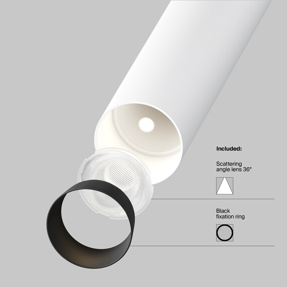 LED Спот за вграждане Focus T C140TRS-L300-7W3K-W Maytoni 7W 3000K | Osvetlenieto.bg