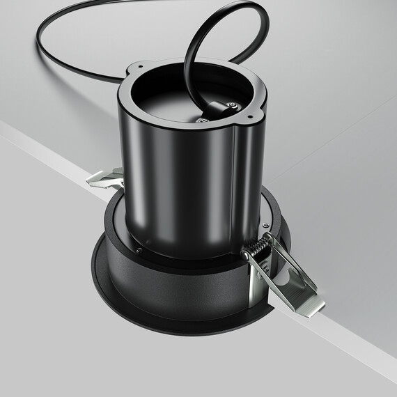 LED Спот за вграждане Hidden DL095-01-10W3K-B Maytoni 10W 3000K | Osvetlenieto.bg