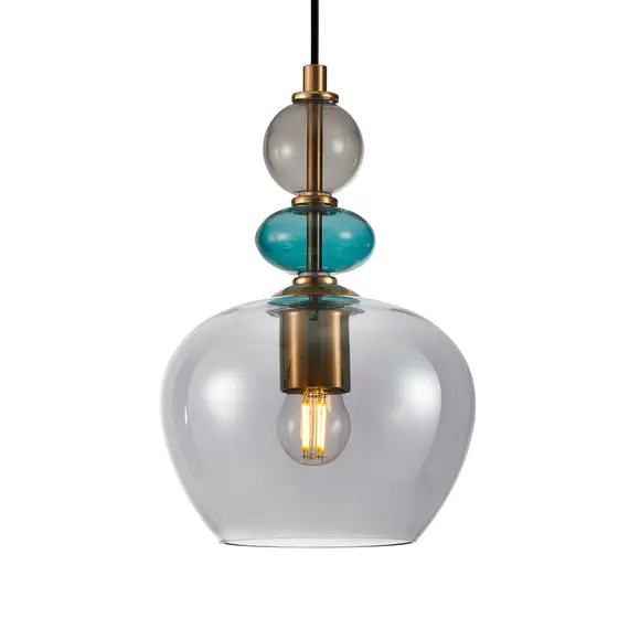 Пендел Busco PND-30263-1A-BRO-SG Italux 1xE27 | Osvetlenieto.bg