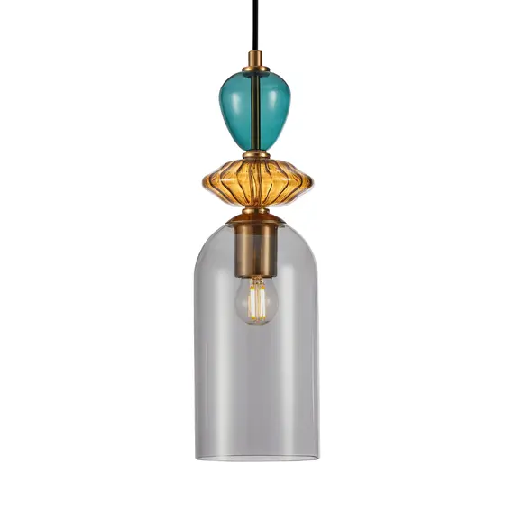 Пендел Busco PND-30263-1C-BRO-SG Italux 1xE27 | Osvetlenieto.bg