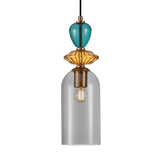 Пендел Busco PND-30263-1C-BRO-SG Italux 1xE27 | Osvetlenieto.bg