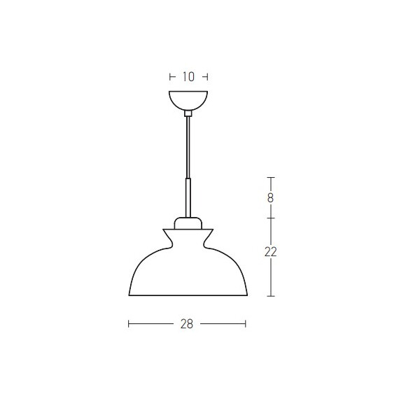 Пендел ZAMBELIS 180067 PENDANT LIGHT BLUE 1xE27 | Osvetlenieto.bg