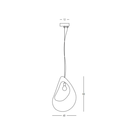 Полилей Zambelis 23163 PENDANT LAMP E27 MAX 15W FIBERGLASS | Osvetlenieto.bg