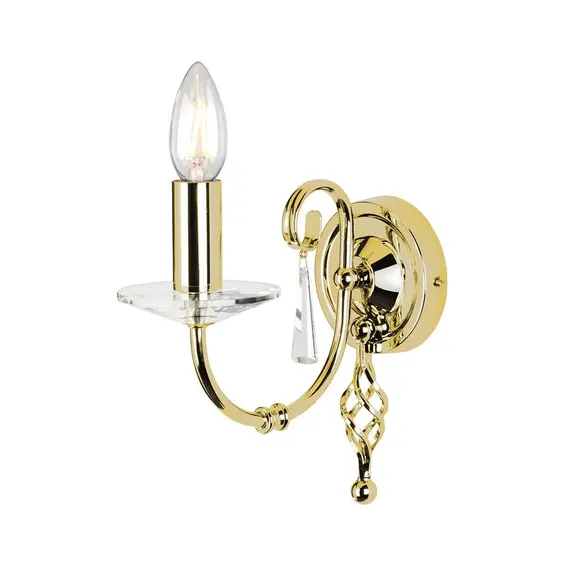 Аплик Aegean 1xE14 Polished Brass Elstead Lighting AG1-POL-BRASS | Osvetlenieto.bg