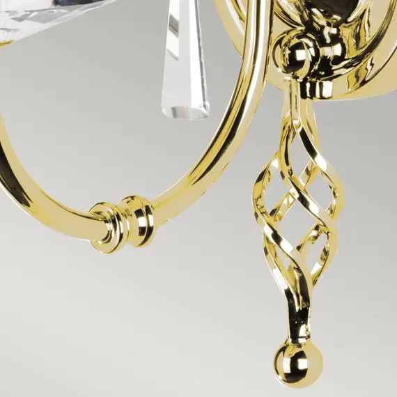 Аплик Aegean 1xE14 Polished Brass Elstead Lighting AG1-POL-BRASS | Osvetlenieto.bg