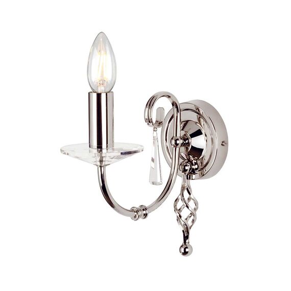 Аплик Aegean 1xE14 Polished Nickel Elstead Lighting AG1-POL-NICKEL | Osvetlenieto.bg