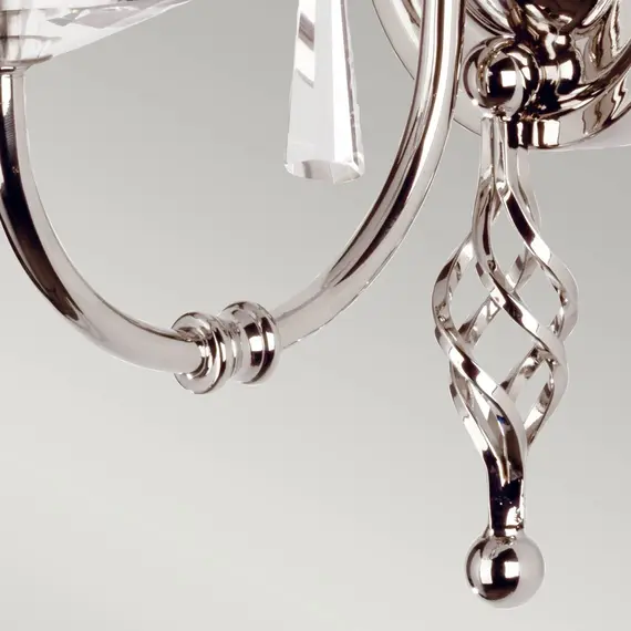 Аплик Aegean 1xE14 Polished Nickel Elstead Lighting AG1-POL-NICKEL | Osvetlenieto.bg