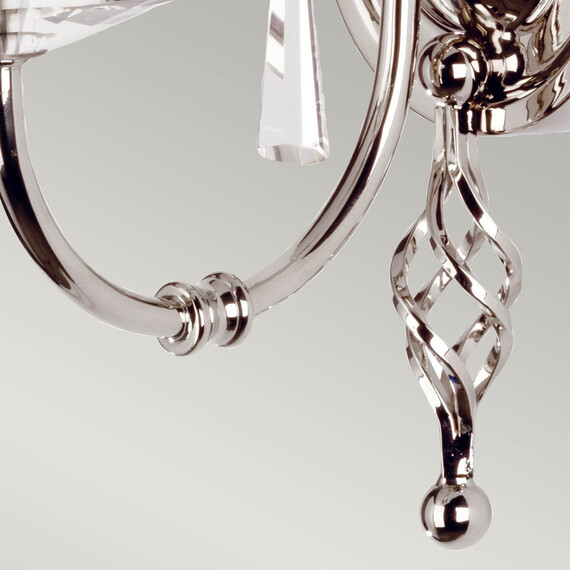 Аплик Aegean 1xE14 Polished Nickel Elstead Lighting AG1-POL-NICKEL | Osvetlenieto.bg