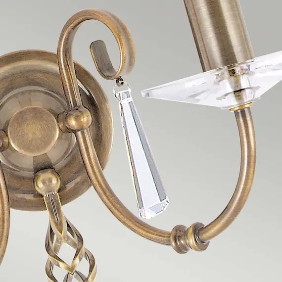 Аплик Aegean 2xE14 Aged Brass Elstead Lighting AG2-AGED-BRASS | Osvetlenieto.bg