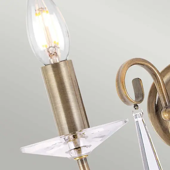 Аплик Aegean 2xE14 Aged Brass Elstead Lighting AG2-AGED-BRASS | Osvetlenieto.bg