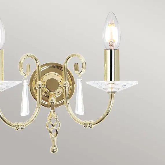 Аплик Aegean 2xE14 Polished Brass Elstead Lighting AG2-POL-BRASS | Osvetlenieto.bg