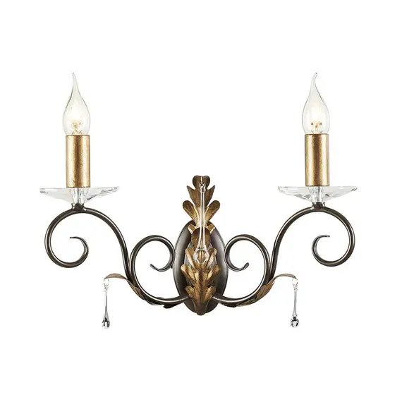 Аплик Amarilli 2xE14 Bronze Gold Patina Elstead Lighting AML2-BRONZE | Osvetlenieto.bg