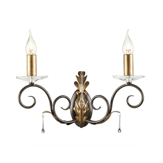 Аплик Amarilli 2xE14 Bronze Gold Patina Elstead Lighting AML2-BRONZE | Osvetlenieto.bg