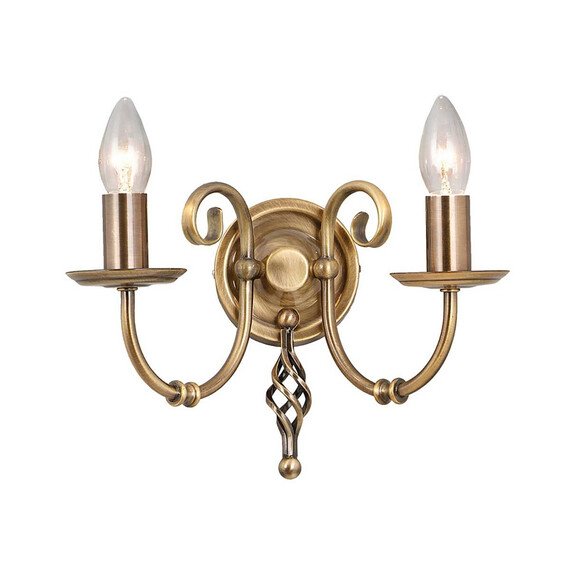 Аплик Artisan 2xE14 Aged Brass Elstead Lighting ART2-AGD-BRASS | Osvetlenieto.bg