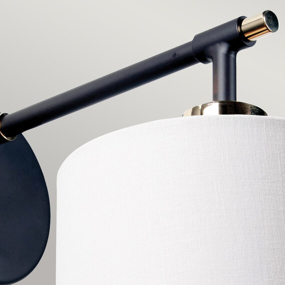 Аплик Balance 1xE27 Black Polished Nickel Elstead Lighting BALANCE1-BKPN | Osvetlenieto.bg