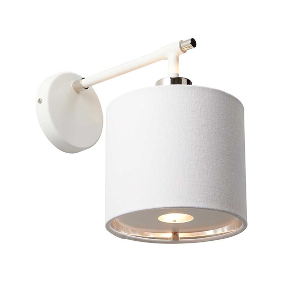 Аплик Balance 1xE27 White Polished Nickel Elstead Lighting BALANCE1-WPN | Osvetlenieto.bg