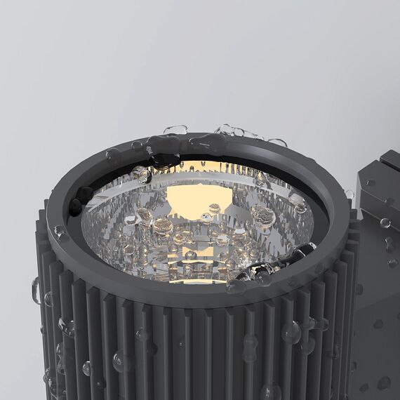 Фасаден аплик Rando O419WL-01GR Maytoni 1xE27 IP54 | Osvetlenieto.bg