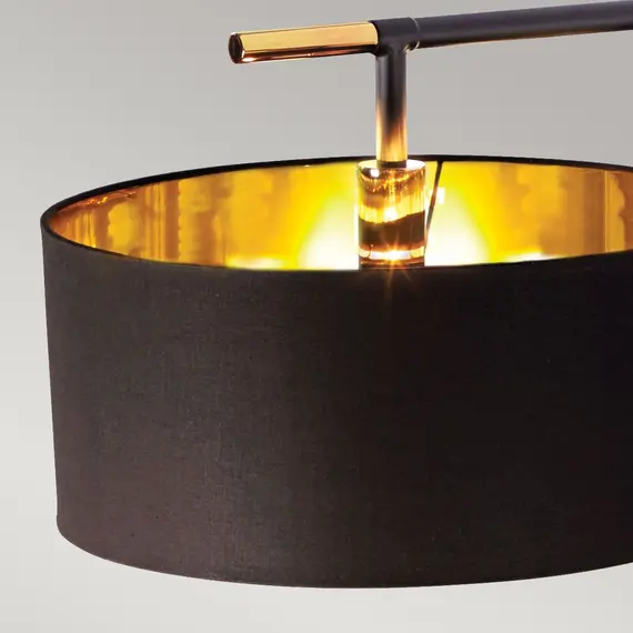 Лампион Balance 1xE27 Black Polished Brass Elstead Lighting BALANCE-FL-BKPB | Osvetlenieto.bg