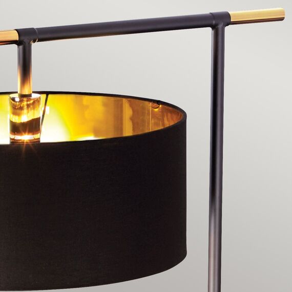 Лампион Balance 1xE27 Black Polished Brass Elstead Lighting BALANCE-FL-BKPB | Osvetlenieto.bg