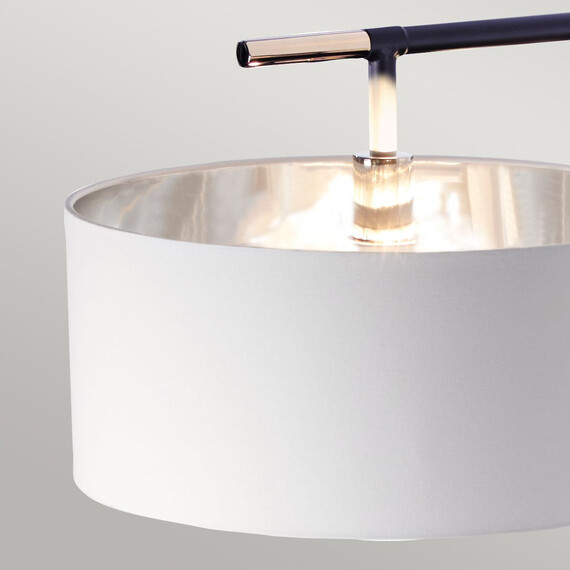 Лампион Balance 1xE27 Black Polished Nickel Elstead Lighting BALANCE-FL-BKPN | Osvetlenieto.bg
