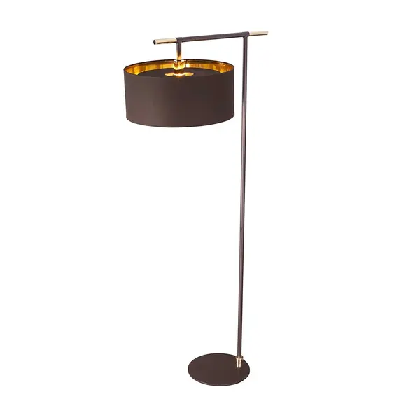 Лампион Balance 1xE27 Brown Polished Brass Elstead Lighting BALANCE-FL-BRPB | Osvetlenieto.bg
