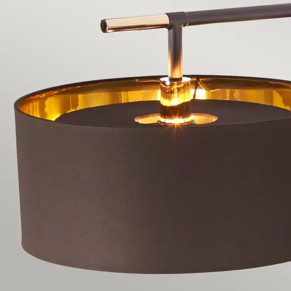 Лампион Balance 1xE27 Brown Polished Brass Elstead Lighting BALANCE-FL-BRPB | Osvetlenieto.bg