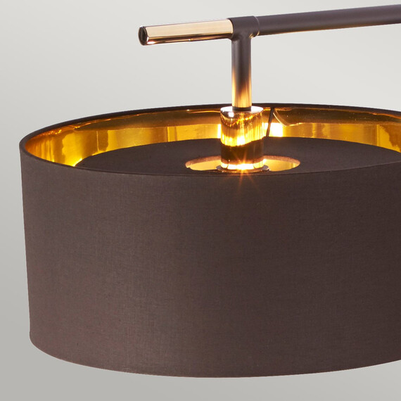 Лампион Balance 1xE27 Brown Polished Brass Elstead Lighting BALANCE-FL-BRPB | Osvetlenieto.bg