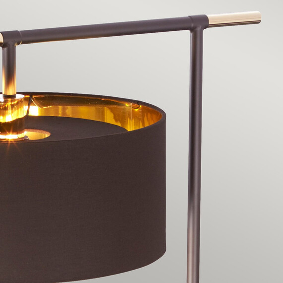 Лампион Balance 1xE27 Brown Polished Brass Elstead Lighting BALANCE-FL-BRPB | Osvetlenieto.bg