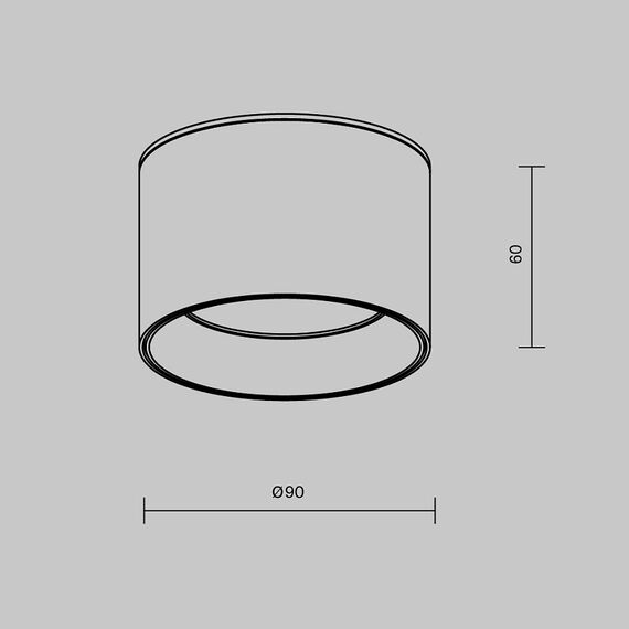 LED Луна за открит монтаж Vega C089CL-8W3K-BMG Maytoni 8W 3000K | Osvetlenieto.bg