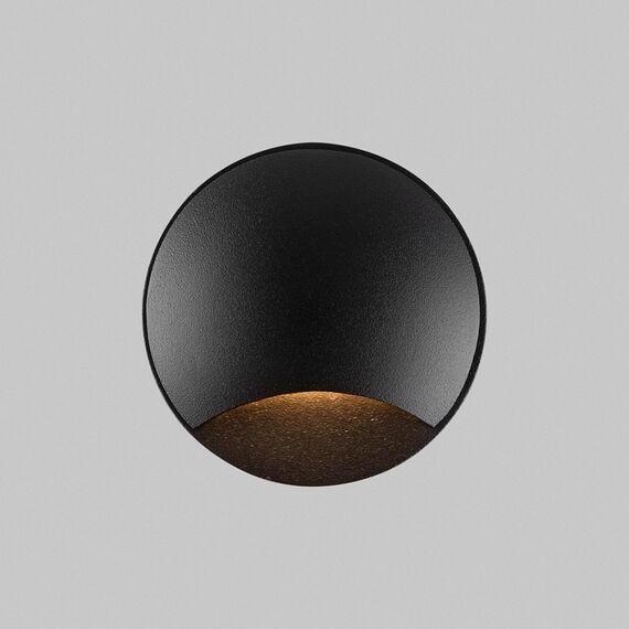 LED Осветител за вграждане в стена черен Biscotti O035-L3B3K Maytoni 3W 3000K IP65 | Osvetlenieto.bg
