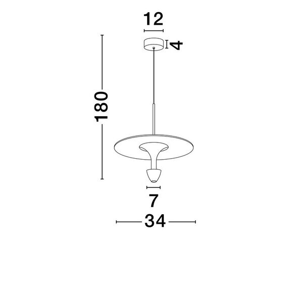 LED Полилей LUET 9186702 Nova Luce 11W 3000K | Osvetlenieto.bg