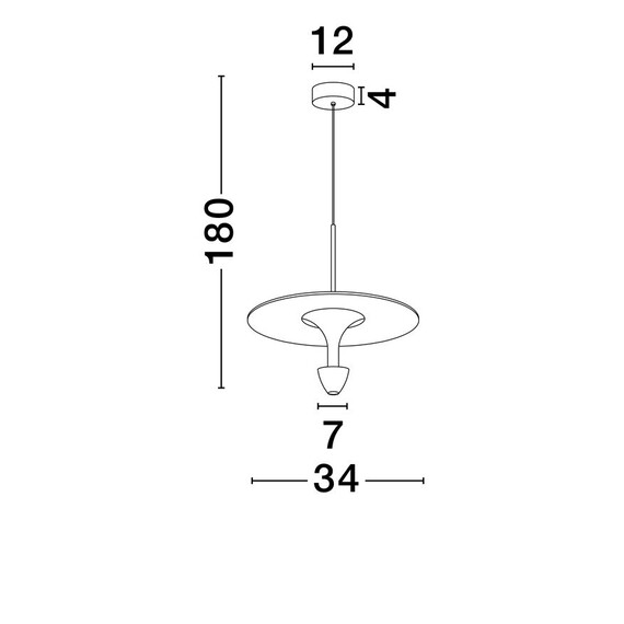 LED Полилей LUET 9186702 Nova Luce 11W 3000K | Osvetlenieto.bg