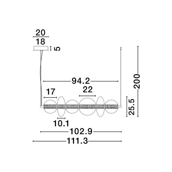 LED Полилей NAVI 9186954 Nova Luce 29W 3000K | Osvetlenieto.bg LED Полилей NAVI 9186954 Nova Luce 29W 3000K | Osvetlenieto.bg
