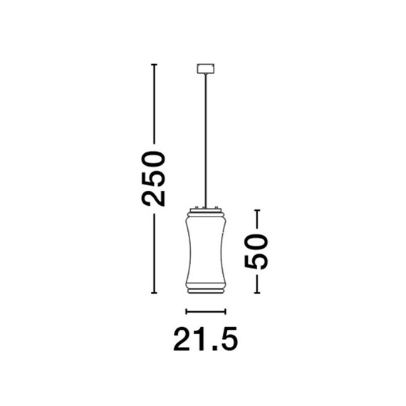 LED Полилей със сензор ANAPNOE 9695285 Nova Luce 21W 3000K | Osvetlenieto.bg