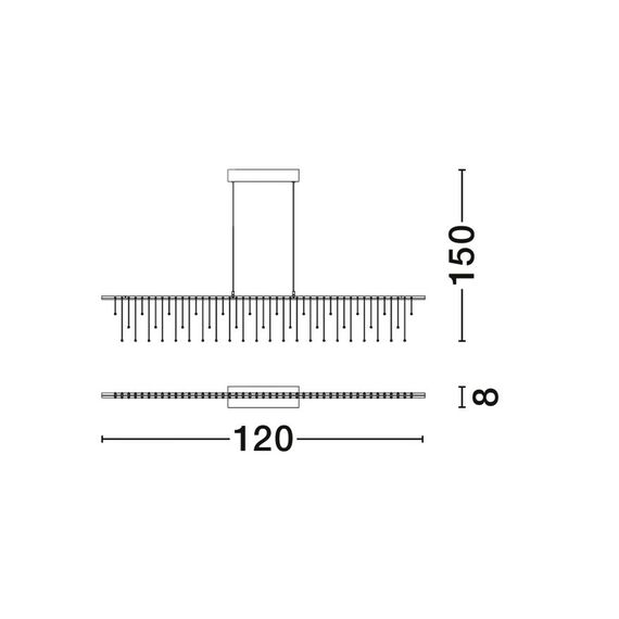 LED Полилей STELLAR 9186972 Nova Luce 19W 3000K | Osvetlenieto.bg