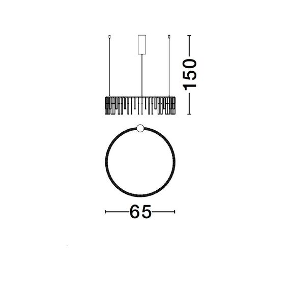 LED Полилей STELLAR 9186974 Nova Luce 26W 3000K | Osvetlenieto.bg