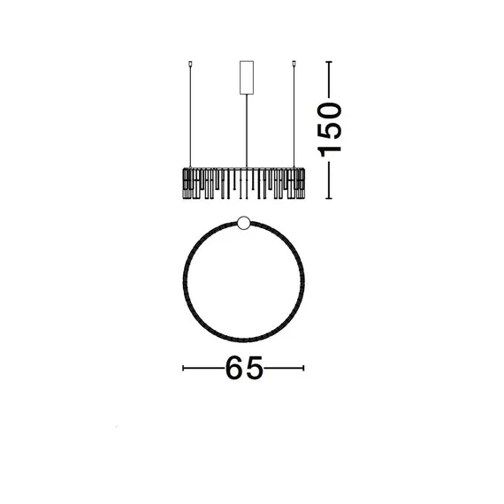 LED Полилей STELLAR 9186974 Nova Luce 26W 3000K | Osvetlenieto.bg