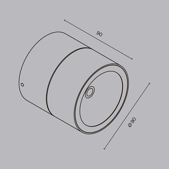 LED Външен спот Spin O310CL-L5W3K Maytoni 5W 3000K IP54 | Osvetlenieto.bg