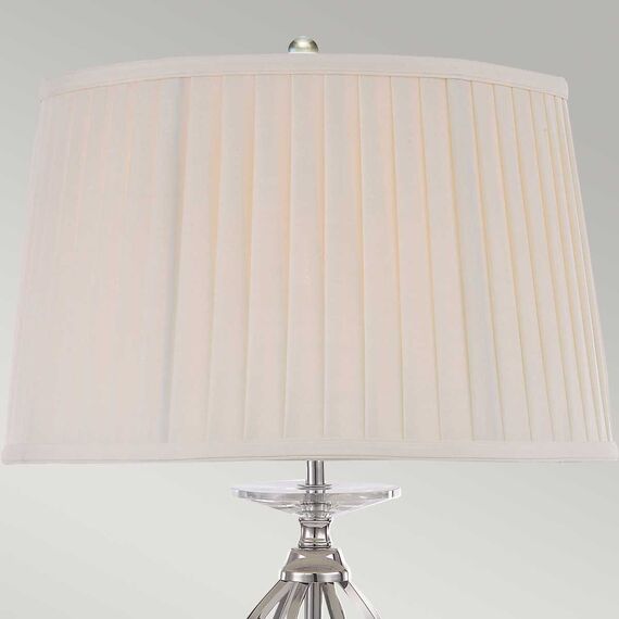Настолна лампа Aegean 1xE27 Polished Nickel Elstead Lighting AG-TL-POL-NICKEL | Osvetlenieto.bg