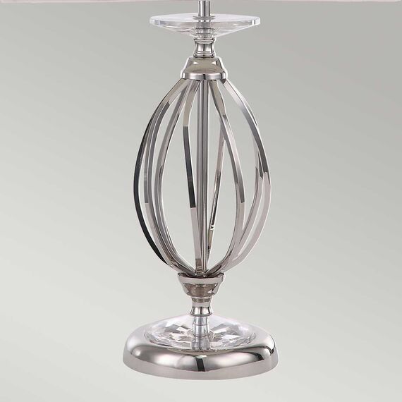 Настолна лампа Aegean 1xE27 Polished Nickel Elstead Lighting AG-TL-POL-NICKEL | Osvetlenieto.bg