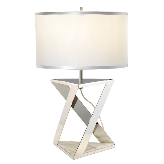Настолна лампа Aegeus 1xE27 Polished Nickel Elstead Lighting AEGEUS-TL | Osvetlenieto.bg