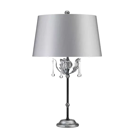 Настолна лампа Amarilli 1xE27 Black Silver Patina Elstead Lighting AML-TL-BLK-SIL | Osvetlenieto.bg