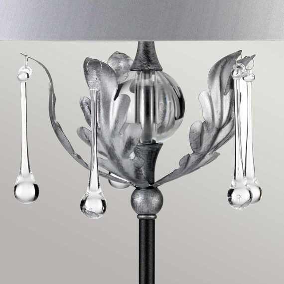 Настолна лампа Amarilli 1xE27 Black Silver Patina Elstead Lighting AML-TL-BLK-SIL | Osvetlenieto.bg