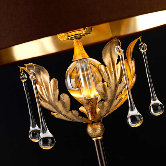 Настолна лампа Amarilli 1xE27 Bronze Gold Patina Elstead Lighting AML-TL-BRONZE | Osvetlenieto.bg