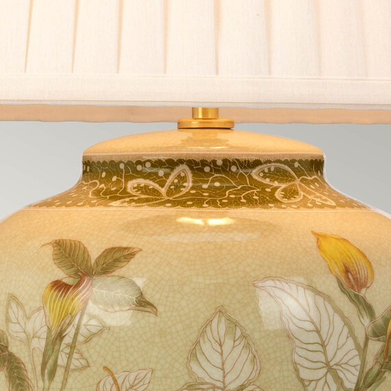 Настолна лампа Arum 1xE27 Aged Brass Elstead Lighting ARUM-LILY-TL | Osvetlenieto.bg